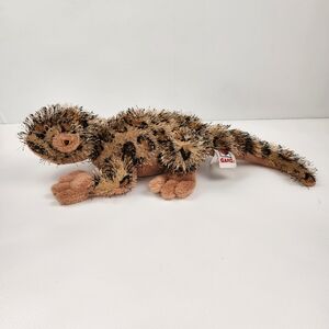 Ganz Plush Leopard Toy - Brown and Black